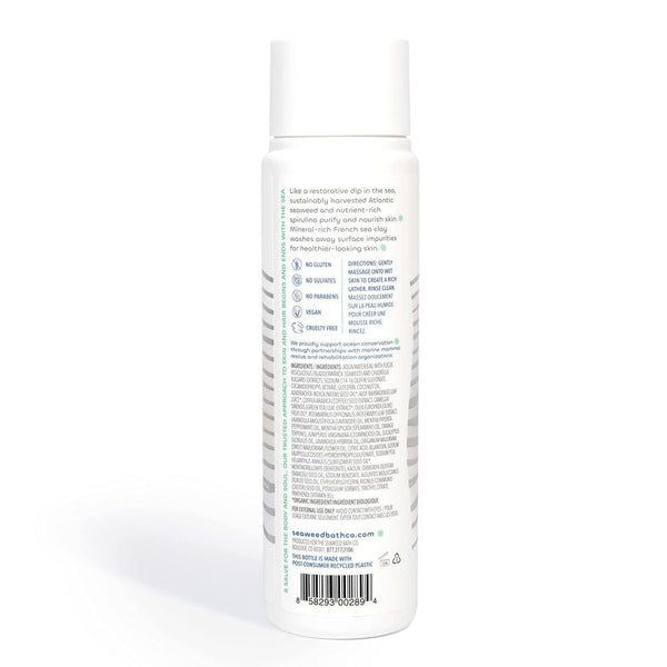 Seaweed Bath Co. Body Wash, Shower Gel for Men & Women, Vegan, Paraben Free, Sulfate Free, Cruelty Free