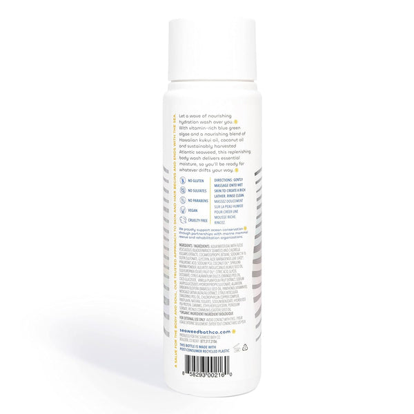 Seaweed Bath Co. Body Wash, Shower Gel for Men & Women, Vegan, Paraben Free, Sulfate Free, Cruelty Free