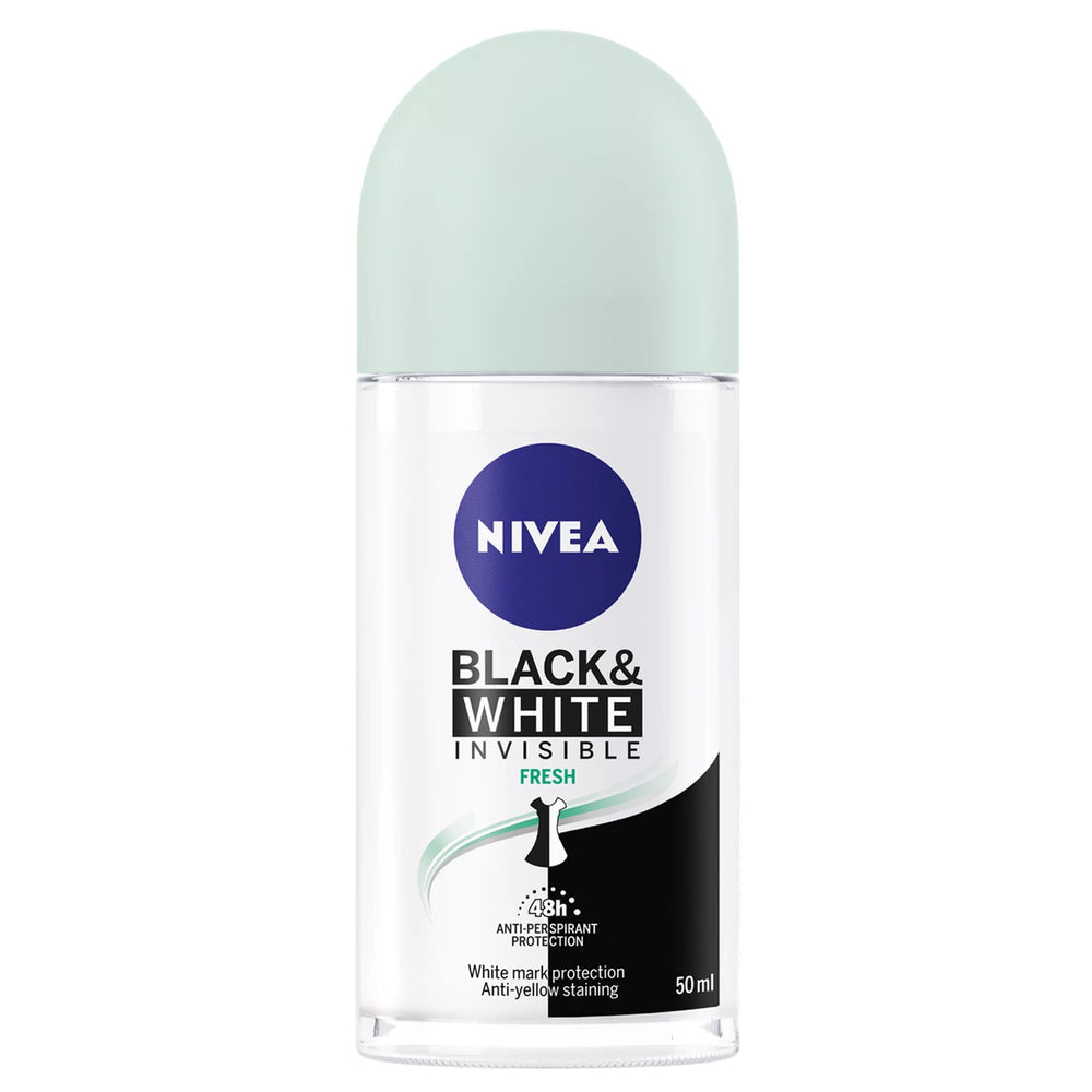 NIVEA Invisible Black & White Fresh Mist for Women Anti Prespirant 50ML/1.7 Ounce