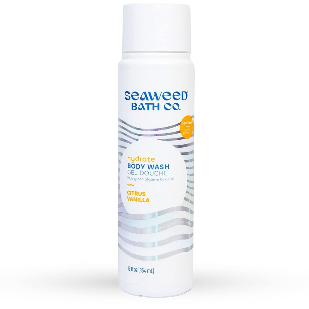 Seaweed Bath Co. Body Wash, Shower Gel for Men & Women, Vegan, Paraben Free, Sulfate Free, Cruelty Free