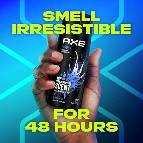 AXE Body Spray Deodorant Phoenix for Long Lasting Odor Protection Deodorant for Men Formulated Without Aluminum 4.0 oz