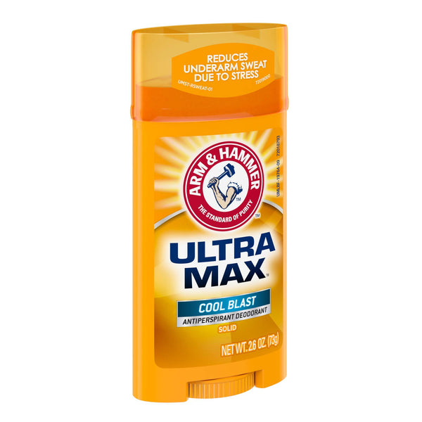 Arm & Hammer Ultra MAX Deodorant- Cool Blast- Solid - 2.6oz- Made with Natural Deodorizers