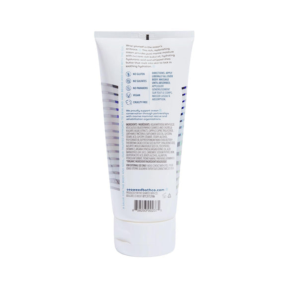 Seaweed Bath Co. Hydrate Body Cream, Unscented, 6 Ounce