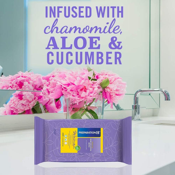 Preparation H Medicated Wipes 48