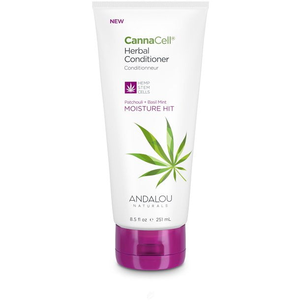 Andalou Naturals Cannacell Herbal Conditioner, Moisture Hit, 8.5 Ounce