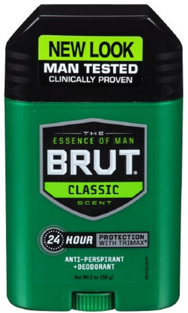 BRUT Anti-Perspirant Deodorant Stick Classic Scent 2 oz