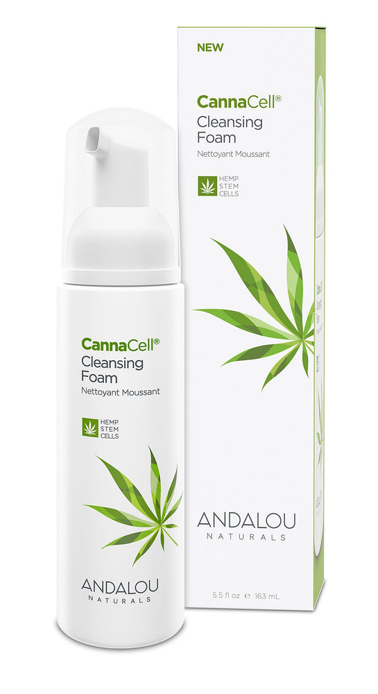 Andalou Naturals CannaCell Cleansing Foam, 5.5 Ounces