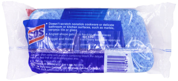 S.O.S. All Surface Extra Thick Scrubber Sponge , 1 ct