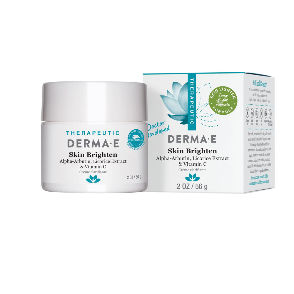 DERMA E Skin Brightening Cream, 2 oz