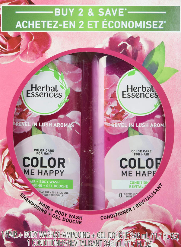 Herbal Essences Color Me Happy Shampoo & Conditioner Bundle Pack, 6.329 Fl Oz
