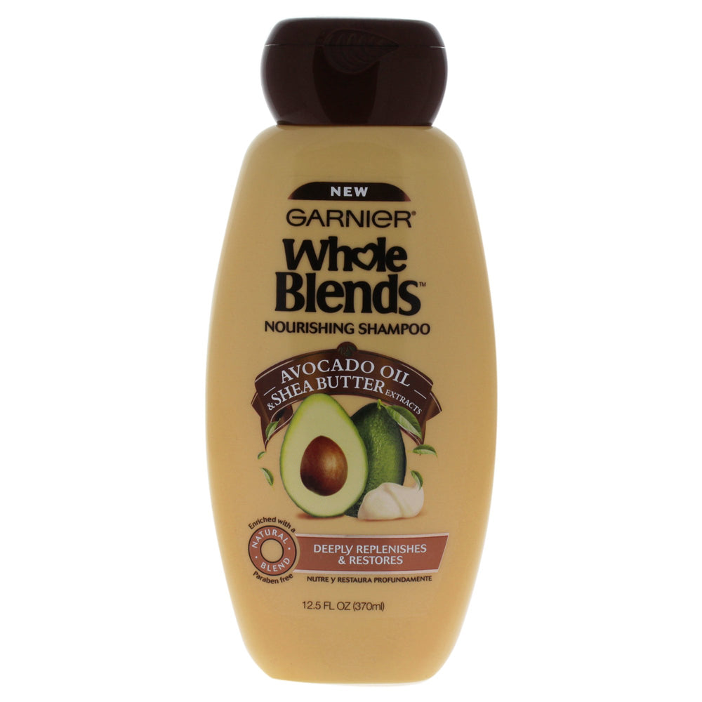 Garnier Whole Blends Nourishing Shampoo with Avocado Oil & Shea Butter Extracts, 12.5 fl. oz.