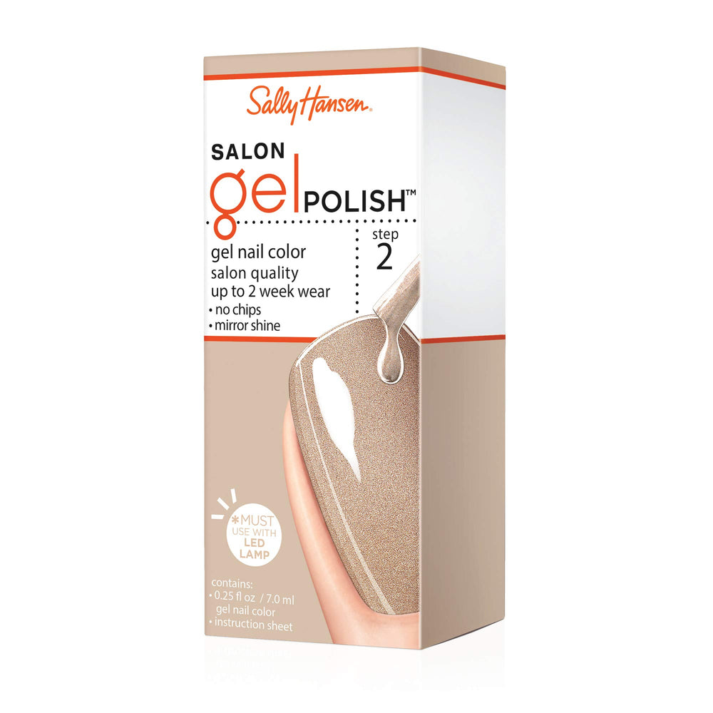 Sally Hansen Salon Gel Polish Nail Lacquer, Pearls, Please, 0.14 Fl Oz