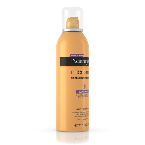Neutrogena Micro-Mist Airbrush Sunless Tan Spray, Deep 5.3 oz