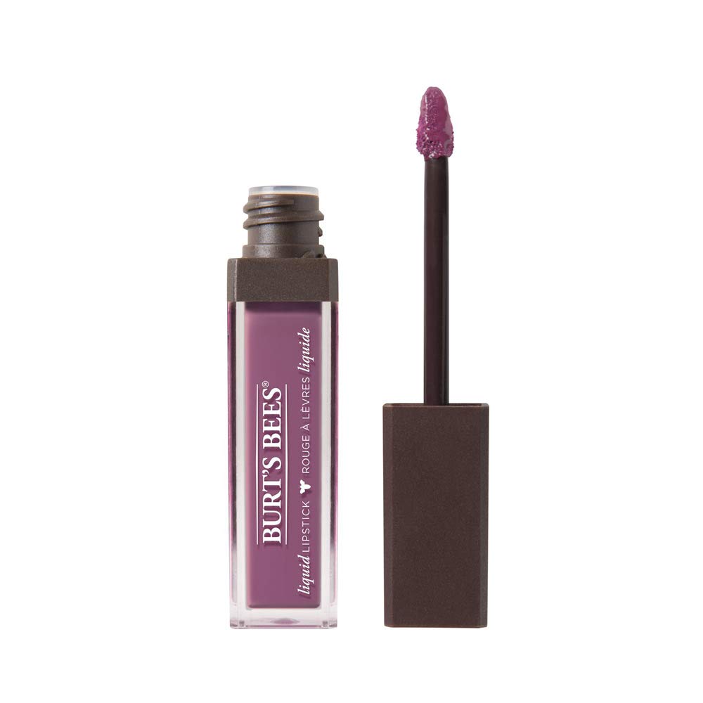 Burt's Bees 100% Natural Moisturizing Liquid Lipstick, Lavender Lake - 1 Tube
