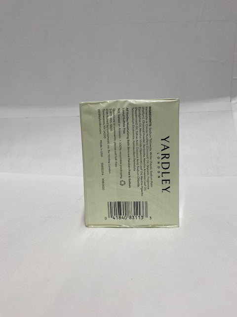 Yardley Activated Charcoal moisturizing bath bar, 4.25oz