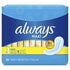 Always Maxi Size 1 Regular Pads Without Wings Unscented, 24 Count