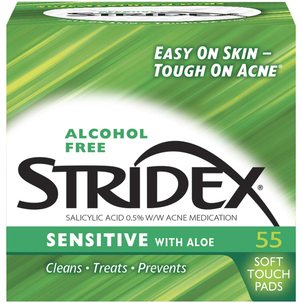 Stri-Dex Daily Care Sensitive With Aloe Pads 55 Count