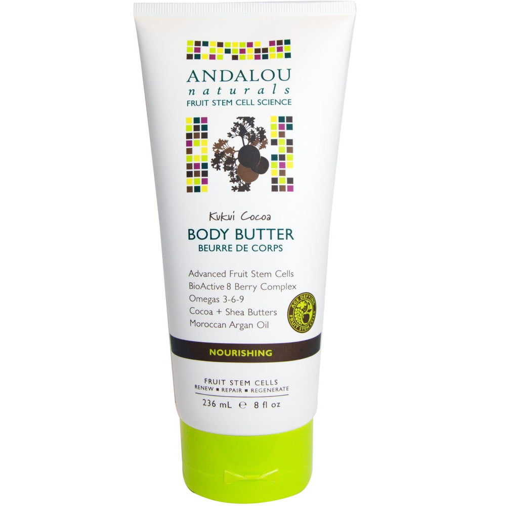 Andalou Naturals Kukui Cocoa Body Butter (8 oz)