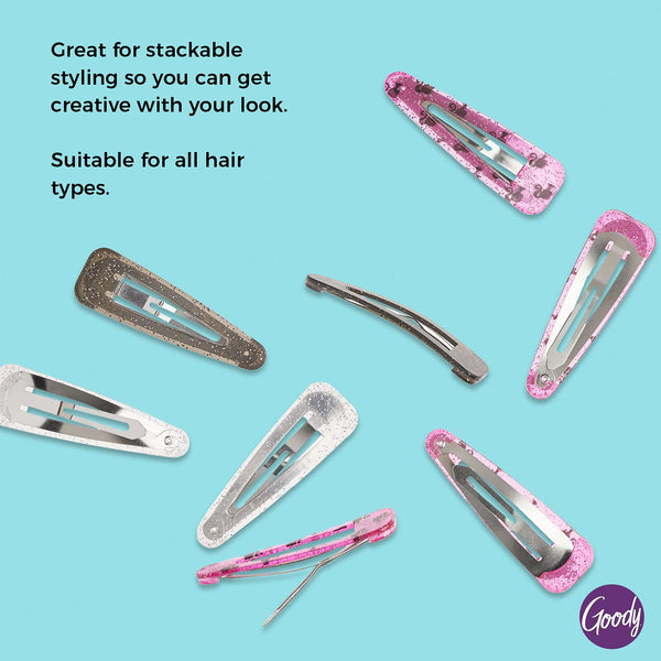 GOODY BARBIE 8PC Resin Clips