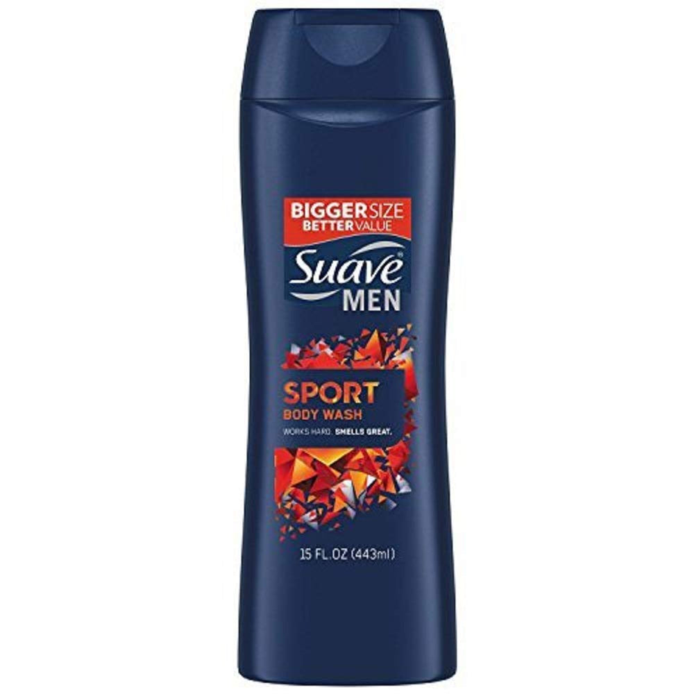 Suave for Men Sport Energizing Body Wash, 15 fl oz