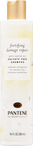 Pantene Nutrient Blends Fortifying Damage Repair Shampoo, Sulfate Free, 2.623 Fl Oz