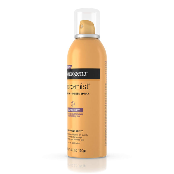 Neutrogena Micro-Mist Airbrush Sunless Tan Spray, Deep 5.3 oz