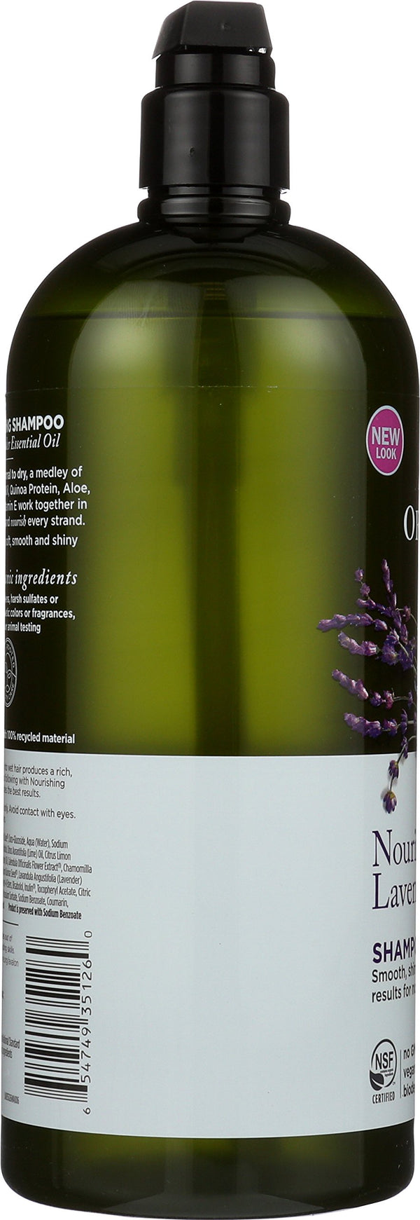 Avalon Organics Shampoo, Nourishing Lavender, 32 Fluid Ounce
