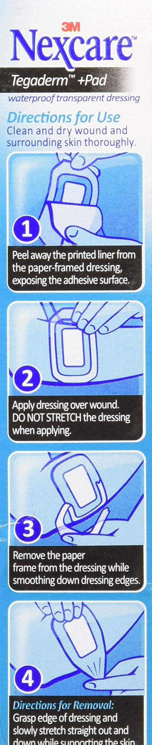 Nexcare(TM) Premium Soft Cloth Adhesive Pad, H3564, 2 3/8 in x 4 in, 5 ct.