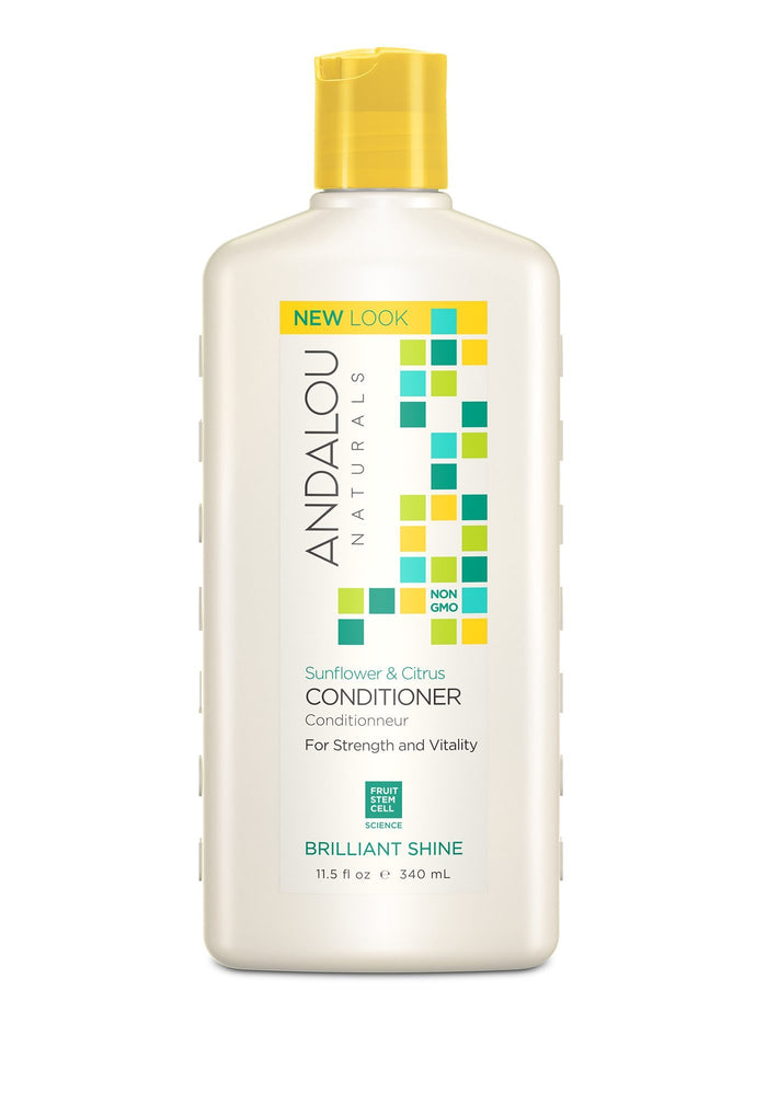 Andalou Naturals Sunflower & Citrus Brilliant Shine Conditioner, 11.5 Ounce