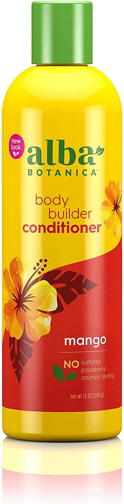 Alba Botanica Body Builder Conditioner, Mango, 12 Oz