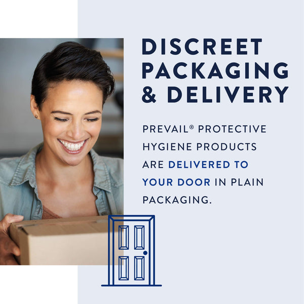 Prevail Air Overnight Incontinence Adult Briefs with Refastenable Tabs, Size 1, Medium, 16 Count