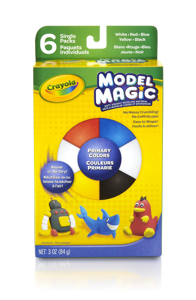 Crayola Model Magic .5 Ounces 6/Pkg-Primary