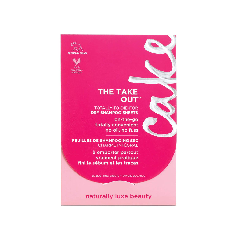 Cake Beauty The Take Out Dry Shampoo, 20 Blotting Sheets