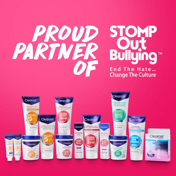 Acne Treatment Facial Cleansing Pads- Clearasil Rapid Rescue Deep Treatment Pads with Salicylic Acid Acne Medication, 90 Count