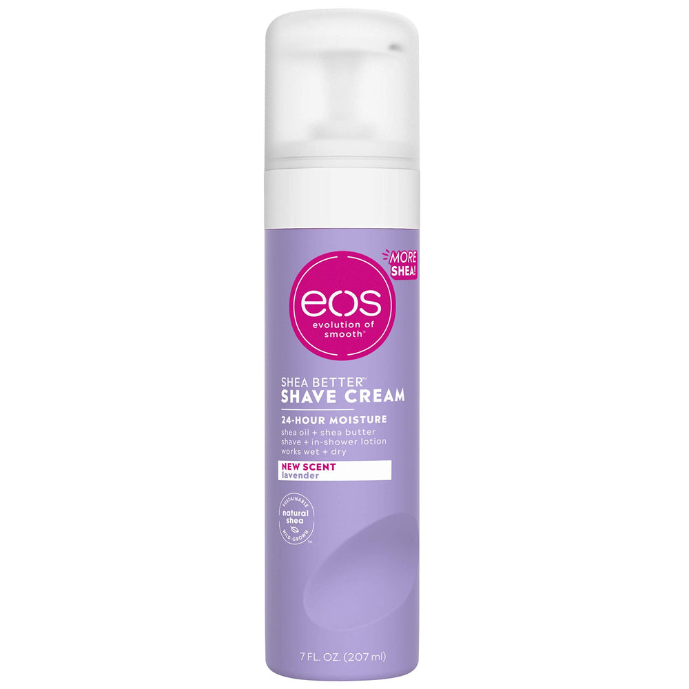 eos Ultra Moisturizing Shave Cream - Lavendar Jasmine | 24 Hour Moisture | 7 fl oz.