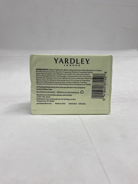 Yardley London Hemp Seed Oil Soap, 2 Count, 4oz Each