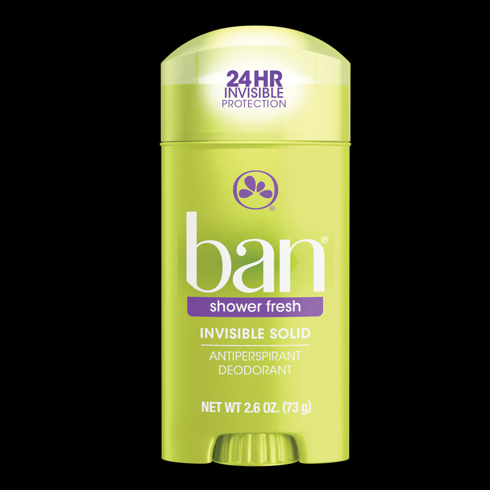 Ban Shower Fresh Invisible Solid Deodorant 2.6 oz