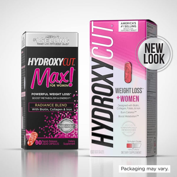 Hydroxycut Weight Loss Pills for Women Max | Weight Loss Supplement Pills with Biotin | Hair Nails and Skin Vitamins for Women | Metabolism Booster for Weight Loss | Iron Supplement,