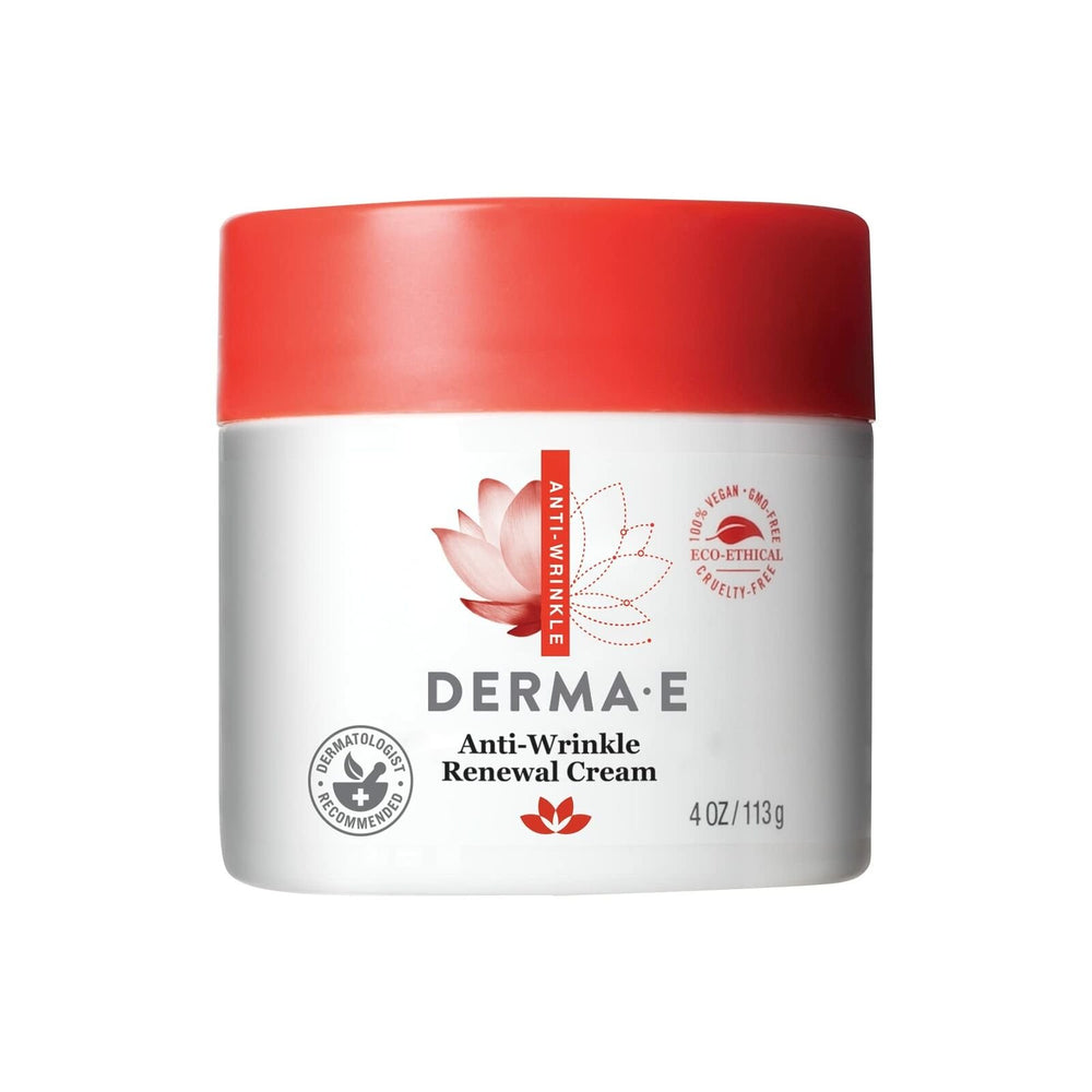 DERMA-E Anti-Wrinkle Renewal Skin Cream, 4 Oz