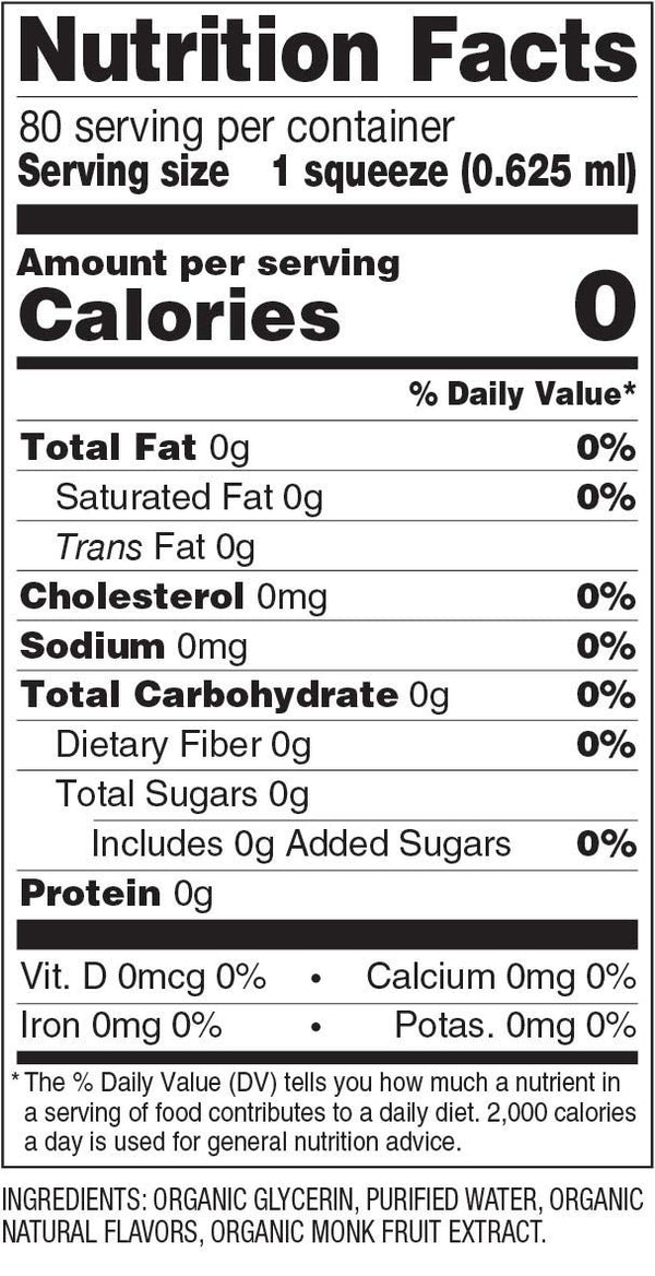 SweetLeaf Organic Monk Fruit Liquid,Strawberry Guava, 1.7oz/Expires Mar 2024