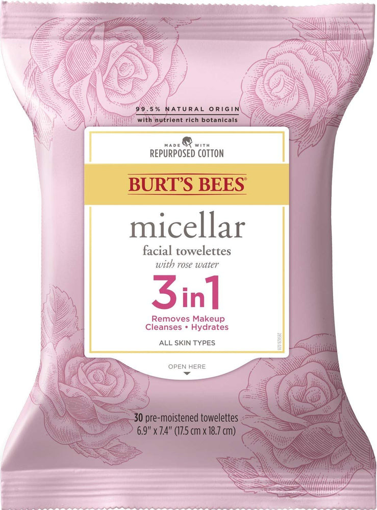 Burt's Bees Sensitive Facial Cleansing Towelettes with Cucumber and Mint