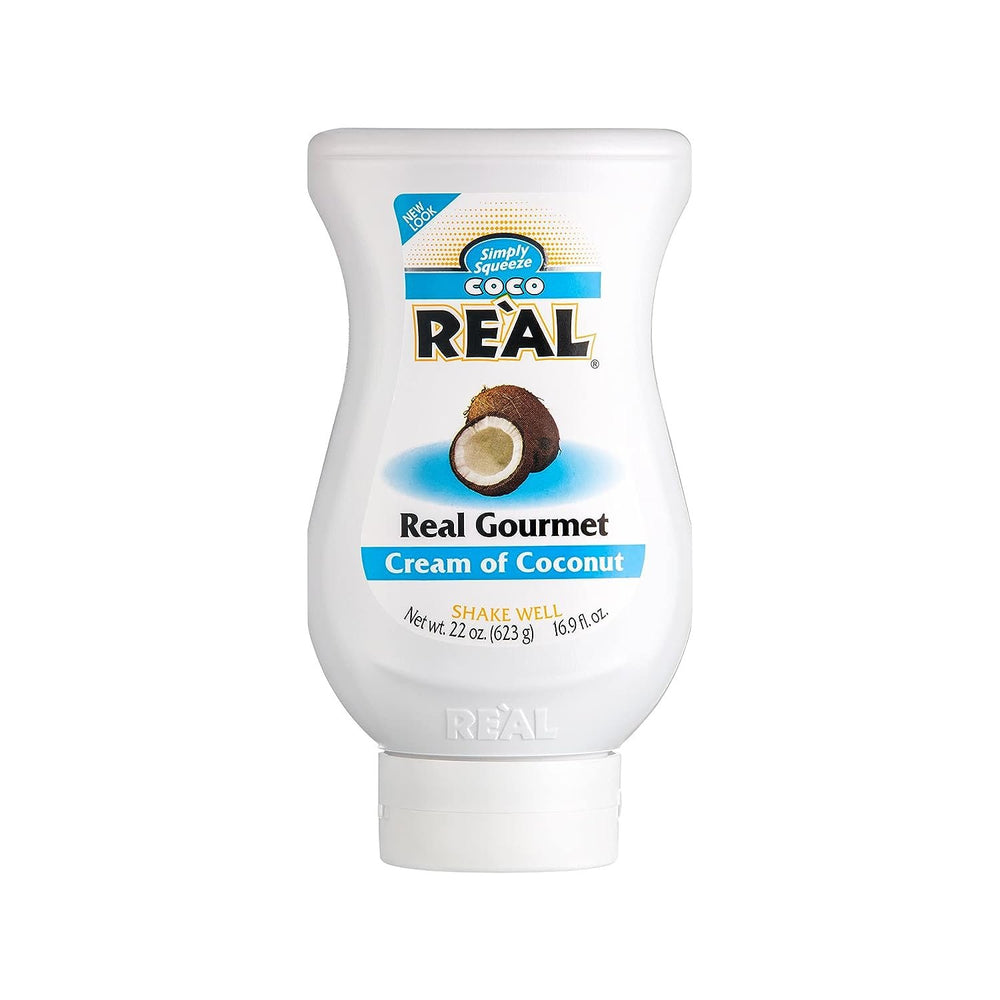 Coco Reàl, Cream of Coconut, 16.9 FL OZ Squeezable Bottle, Individually Boxed