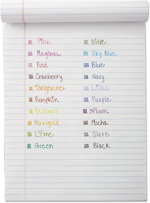 Paper Mate 8450152 Point Guard Flair Needle Tip Stick Pen, Purple Ink, 0.7Mm, Dozen