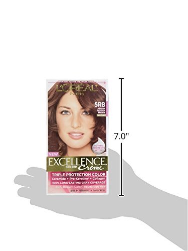L'Oreal Excellence #5Rb Medium Red Brown Hair Color, 1 ct