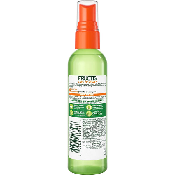 Garnier Fructis Style Brilliantine Shine Glossing Spray, Sleek 3 Fl Oz
