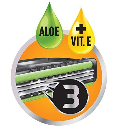 Schick Xtreme 3 Blade Sensitive Skin Disposable Razor for Men, 4 Count (Pack of 1)