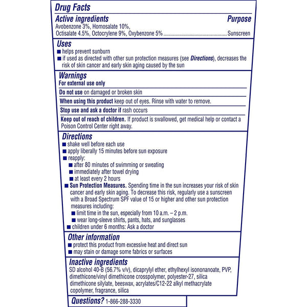 Coppertone SPORT Clear Sunscreen Lotion SPF 50, Water Resistant Sunscreen, Broad Spectrum SPF 50 Sunscreen, 5 Fl Oz Tube