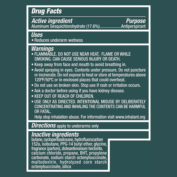 Degree Men Antiperspirant Deodorant Dry Spray Rush for With MotionSense Technology 3.8 oz