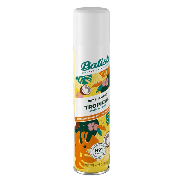 Batiste Dry Shampoo, Tropical, 6.73 Ounce (Packaging May Vary)