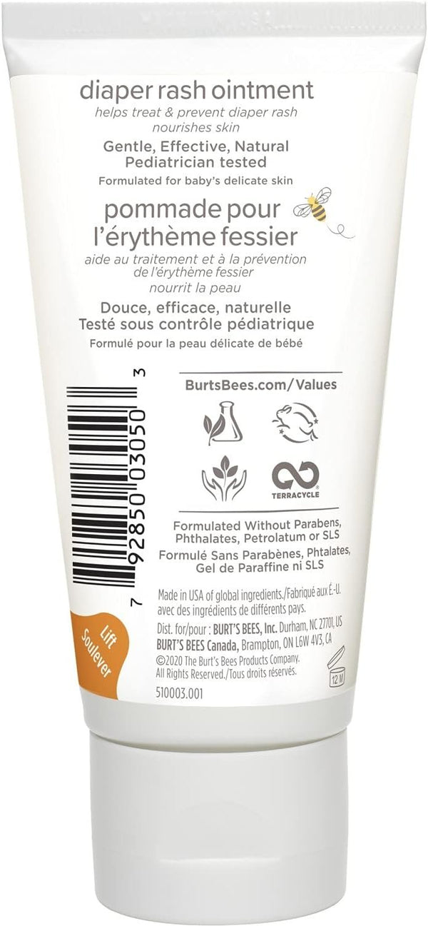 Burt's Bees Baby 100% Natural Origin Diaper Rash Ointment - 3 Ounces Tube
